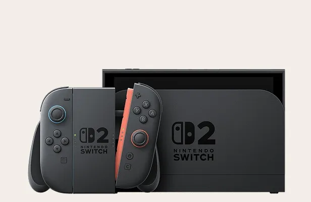 Nintendo Switch 2 em imagem oficial de divulgação.