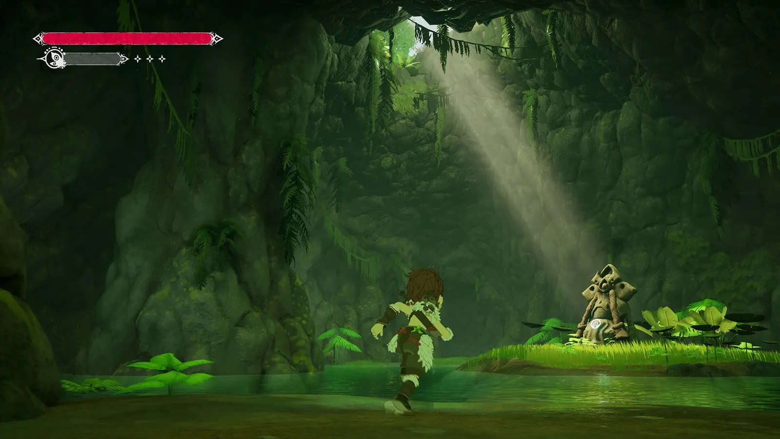 Captura de divulgação de Winds of Viridia na versão de PC.